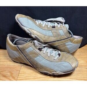 Diesel Savio Sneakers Shoes Men’s Sz 13 Brown Green Leather Suede Racing Y2K